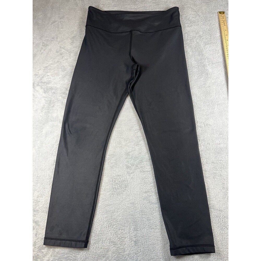 Zyia Active Black Pocket Brilliant Hi-Rise Capri Run Exercise Crossfit sz 12